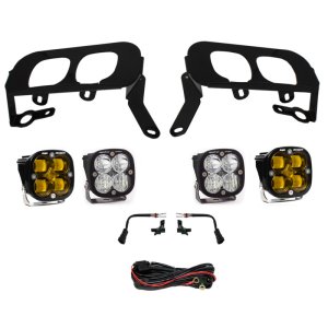 Chevrolet Silverado 1500 Fog Light Pocket Kit - Baja Designs - Amber - `14-`15